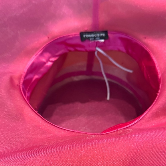 Vibrant Pink and Orange Women's Kentucky Derby/Church Hat - Picture 5 of 7